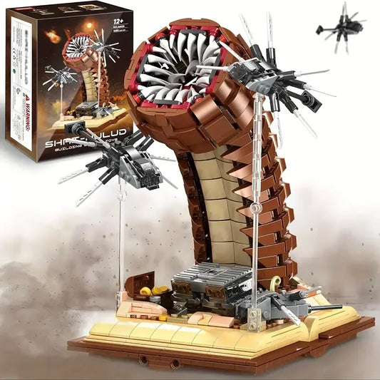 1688PCS MOC Movie Dune Sandworm Building Blocks Sci-Fi Classics